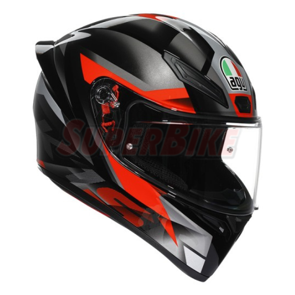 K1 FASTLAP BLACK GREY RED COL 064 K1 FASTLAP BLACK GREY RED COL 064